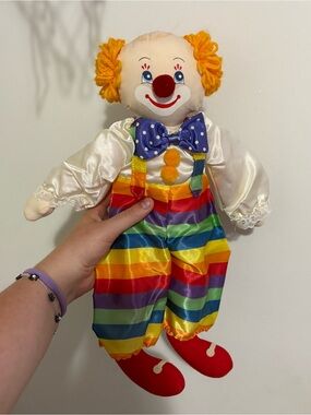 Rare vintage Charlie the Clown - Russ Berrie & Co